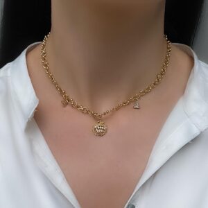 «GOLDEN DELICIOUS» Trendy Semi-Fine Chain Necklace⠀⠀ - Image 2