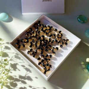 «BLACK DIAMONDS» Semi-Fine Necklace-Transformer - Image 6