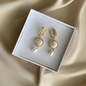 «BRIGITTE» Semi-Fine Luxury Natural Stone Necklace And Earrings Set⠀ - Image 3