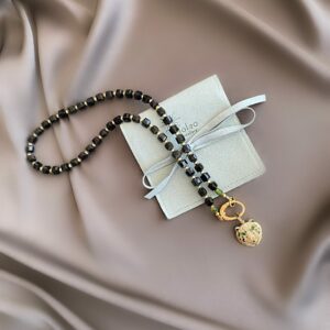 «TIGRESS» Semi-Fine Jewellery Glass Trendy Necklace - Image 4