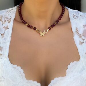 «AMATHEA» Semi-Fine Natural Stone Trendy Necklace ⠀ - Image 7