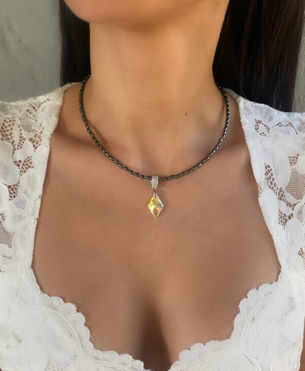 «ÂME» Semi-Fine Crystal & Stone Necklace⠀