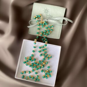 «FREEZA» Semi-Fine Jewellery Glass Necklace -Transformer - Image 4