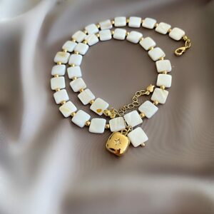 «SHELLINA» Semi-Fine Natural Stone Necklace  - Image 2