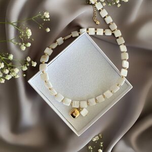 «SHELLINA» Semi-Fine Natural Stone Necklace  - Image 3