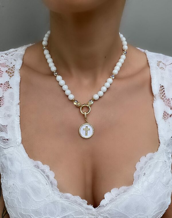 «ANNA-VERA» Trendy Natural Agate Stone Necklace ⠀