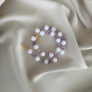 «DE FLEURS» Semi-Fine Natural Stone Necklace - Image 2