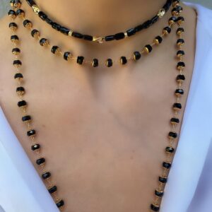 «OLGA» Semi-Fine Crystal Glass Choker Necklace ⠀ - Image 4