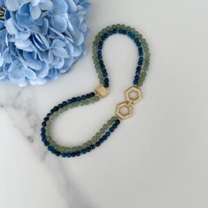 «CLAUDIA» New Natural Aventurine luxury Necklace 1 - Image 7