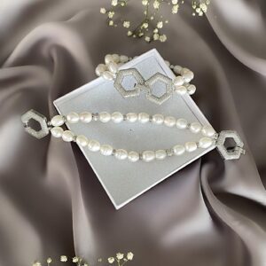 «EVGENIYA» Semi-Fine Natural Pearl Luxury Bracelet ⠀ - Image 4