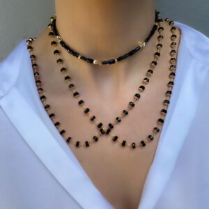 «OLGA» Semi-Fine Crystal Glass Choker Necklace ⠀ - Image 5
