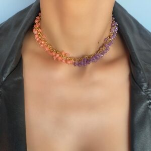 «POLINA» Luxury Chain & Natural Stone Necklace - Image 2