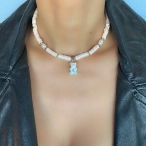«GUMMY BEAR» Trendy Resin Necklace-Choker - Image 2