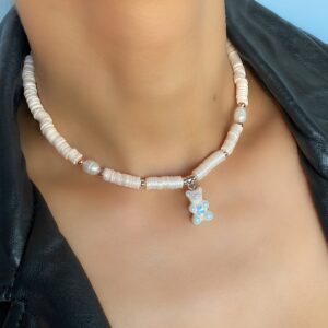 «GUMMY BEAR» Trendy Resin Necklace-Choker - Image 3