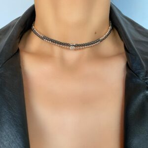«ZELDA» Trendy Choker Necklace & Earrings Jewellery Set - Image 5