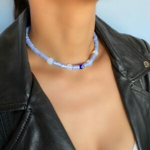 «FATIMAS EYE» Trendy Resin Necklace-Choker - Image 6