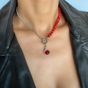 «LEONA» Semi-Fine Chain And Natural Stone Necklace⠀ - Image 2