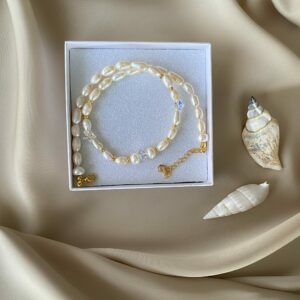 «SIERRA» Semi-Fine Natural Pearl Luxury Necklace - Image 4