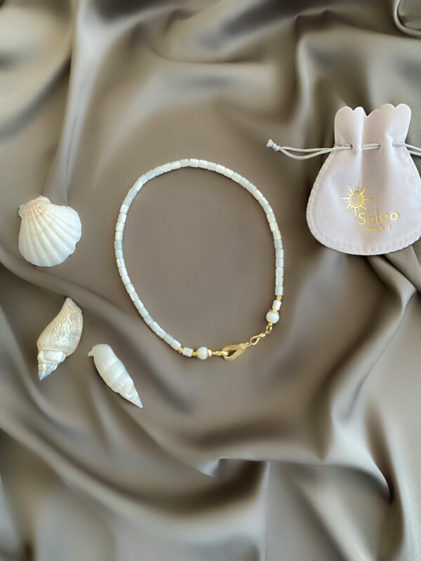 «ARIEL» Semi-Fine Luxury Natural Stone Choker Necklace ⠀