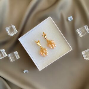 «BUQUETTE» Semi-Fine Luxury Earrings- English Lock - Image 2