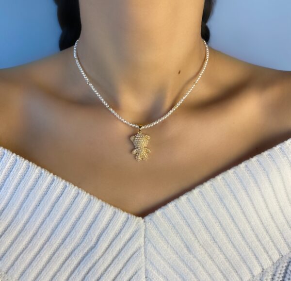 «BEBÉ» Trendy Necklace With Cute Teddybear