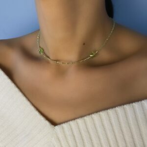 «PRIMAVERA» Beautiful Choker-Necklace With Swarovski Crystal Beads ⠀ - Image 2