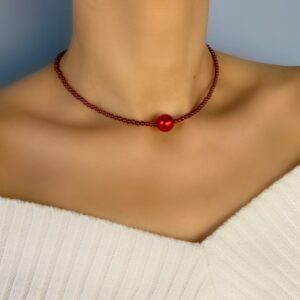 «A LA MODA» Beautiful Natural Stone Necklace & Earrings With Removable Pendants - Image 2