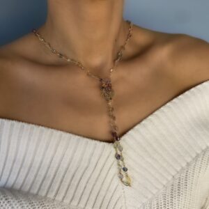 «VIOLA» Beautiful Necklace - Natural Stones 1 - Image 2