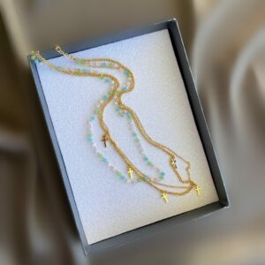 «SURIA» Waterproof Necklace For Women / Gold Color⠀ - Image 7