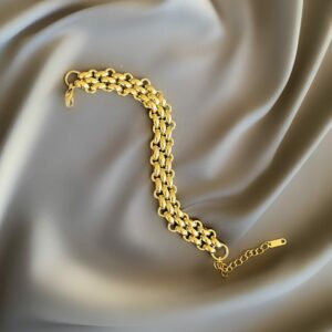 «BIANCA» Waterproof Bracelet For Women / Gold Color  - Image 2