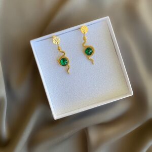 «AIREEN» Waterproof Earrings For Women / Gold Color - Image 3