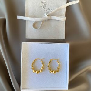 «LOLITA» Waterproof Earrings For Women / Gold Color - Image 2