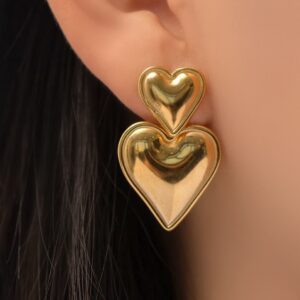 «HEATHER» Waterproof Earrings For Women / Silver Color - Image 3
