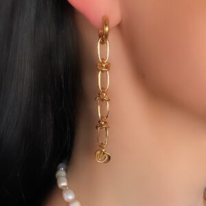 «SHERHAN» Semi-Fine Trendy Chain Necklace & Earrings Luxury Jewellery Set - Image 7
