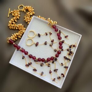 «JAZZ» Semi-Fine Natural Stone Luxury Necklace - Image 4