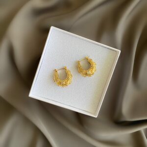 «AURICA» Waterproof Earrings For Women / Gold Color - Image 2