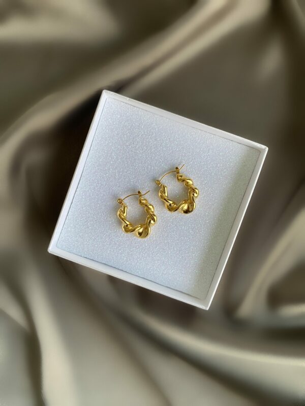 «LARISSA» Waterproof Earrings For Women / Gold Color