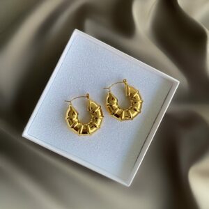 «BIADA» Waterproof Earrings For Women / Gold Color - Image 2