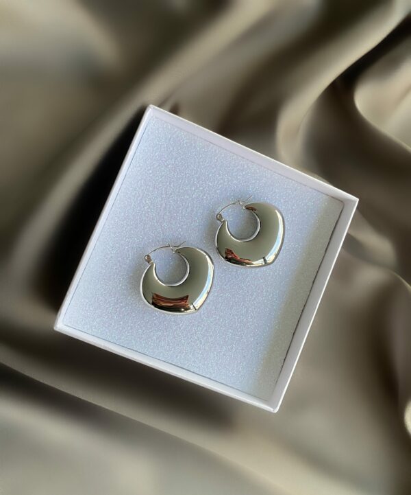 «NINA» Waterproof Earrings For Women / Silver Color