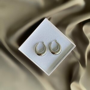 «LOLA» Waterproof Earrings For Women / Silver Color - Image 2