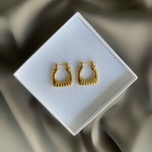 «ANNA» Waterproof Earrings For Women / Gold Color