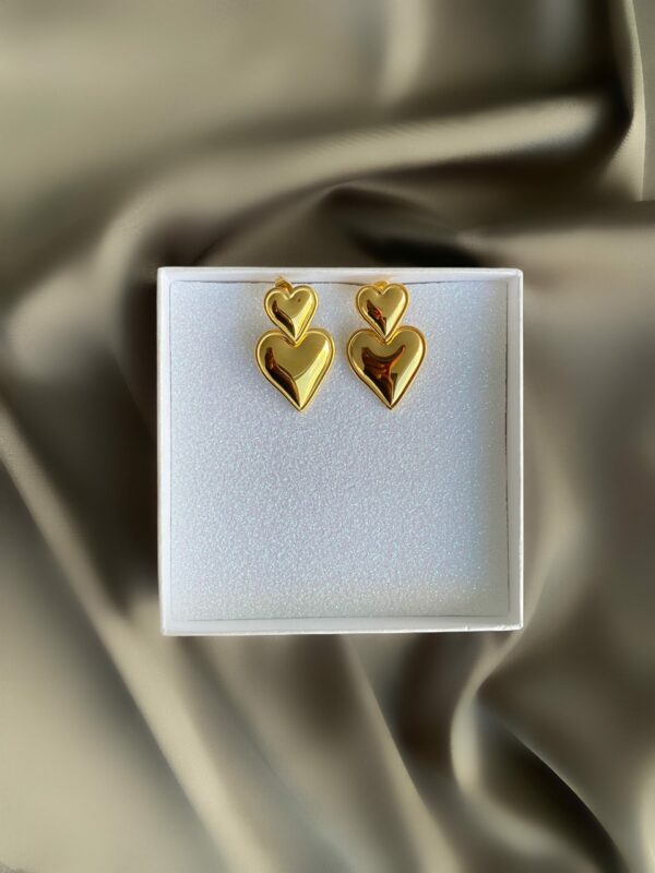 «HEATHER» Waterproof Earrings For Women / Gold Color