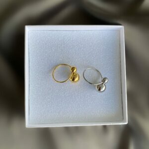 «ZENA» Waterproof Ring For Women / Silver Color / Size-less - Image 6