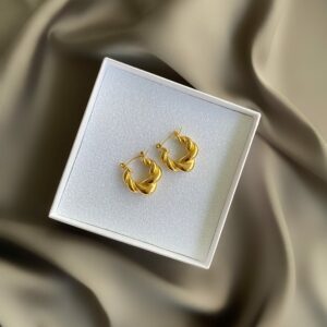 «RUSLANA» Waterproof Earrings For Women / Gold Color - Image 2