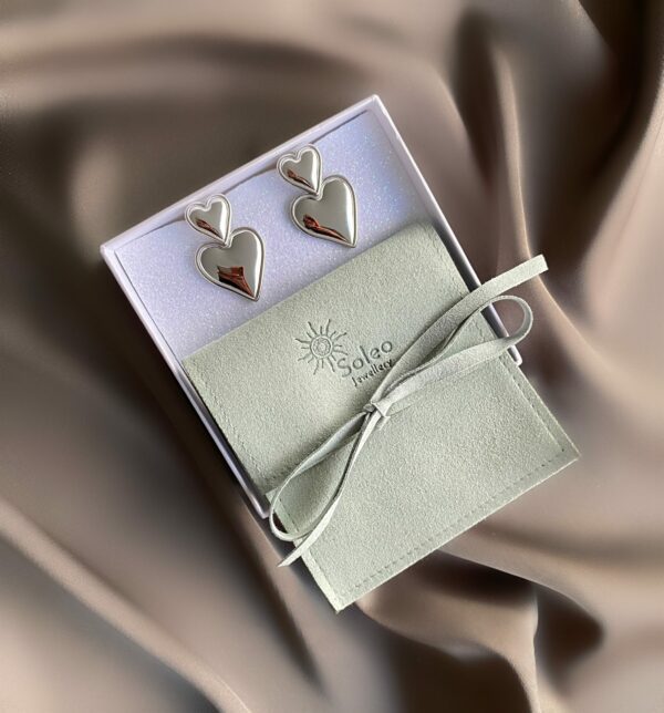 «HEATHER» Waterproof Earrings For Women / Silver Color