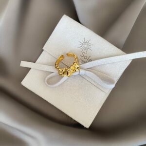 «TANITA» Waterproof Ring For Women / Gold Color / Size-less⠀ - Image 2