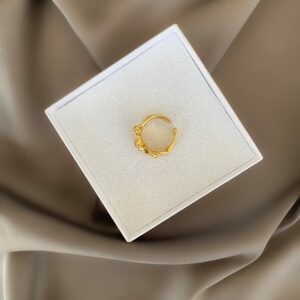 «TANITA» Waterproof Ring For Women / Gold Color / Size-less⠀ - Image 3