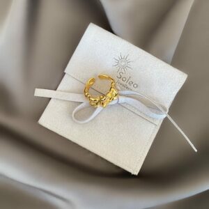 «TANITA» Waterproof Ring For Women / Gold Color / Size-less⠀ - Image 4