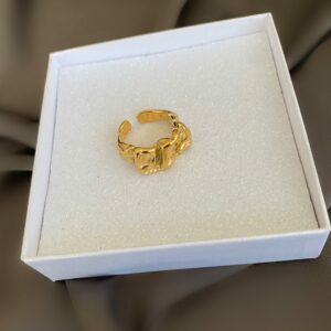 «TANITA» Waterproof Ring For Women / Gold Color / Size-less⠀ - Image 5