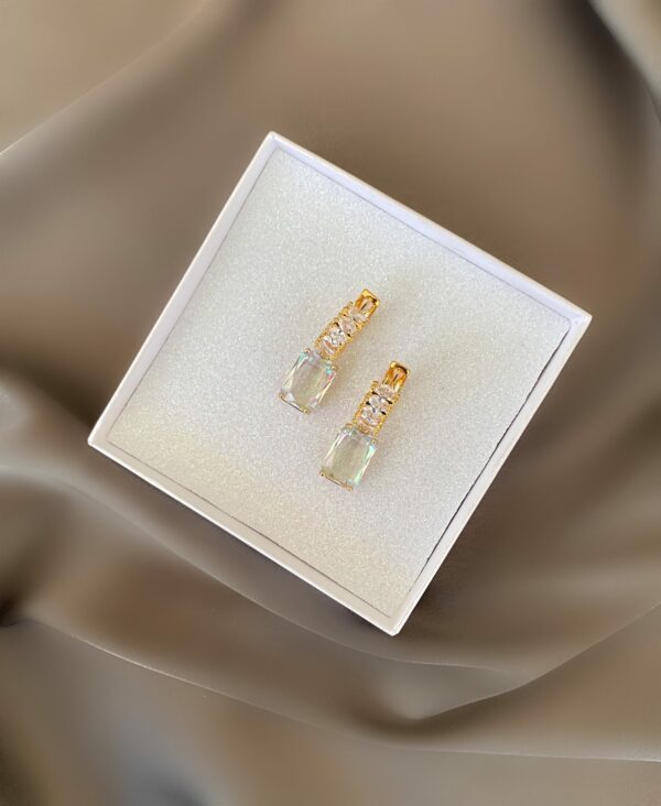 «MIRACLES» Semi-Fine Earrings With Jewellery Glass